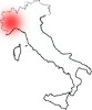 ピエモンテの地図